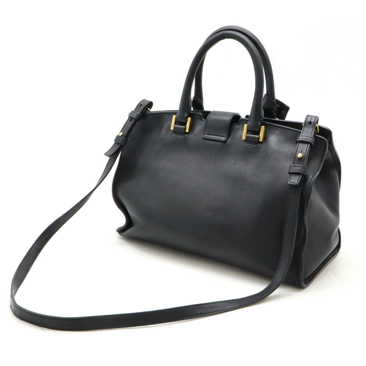 Yves Saint Laurent Leather Y Line Handbag