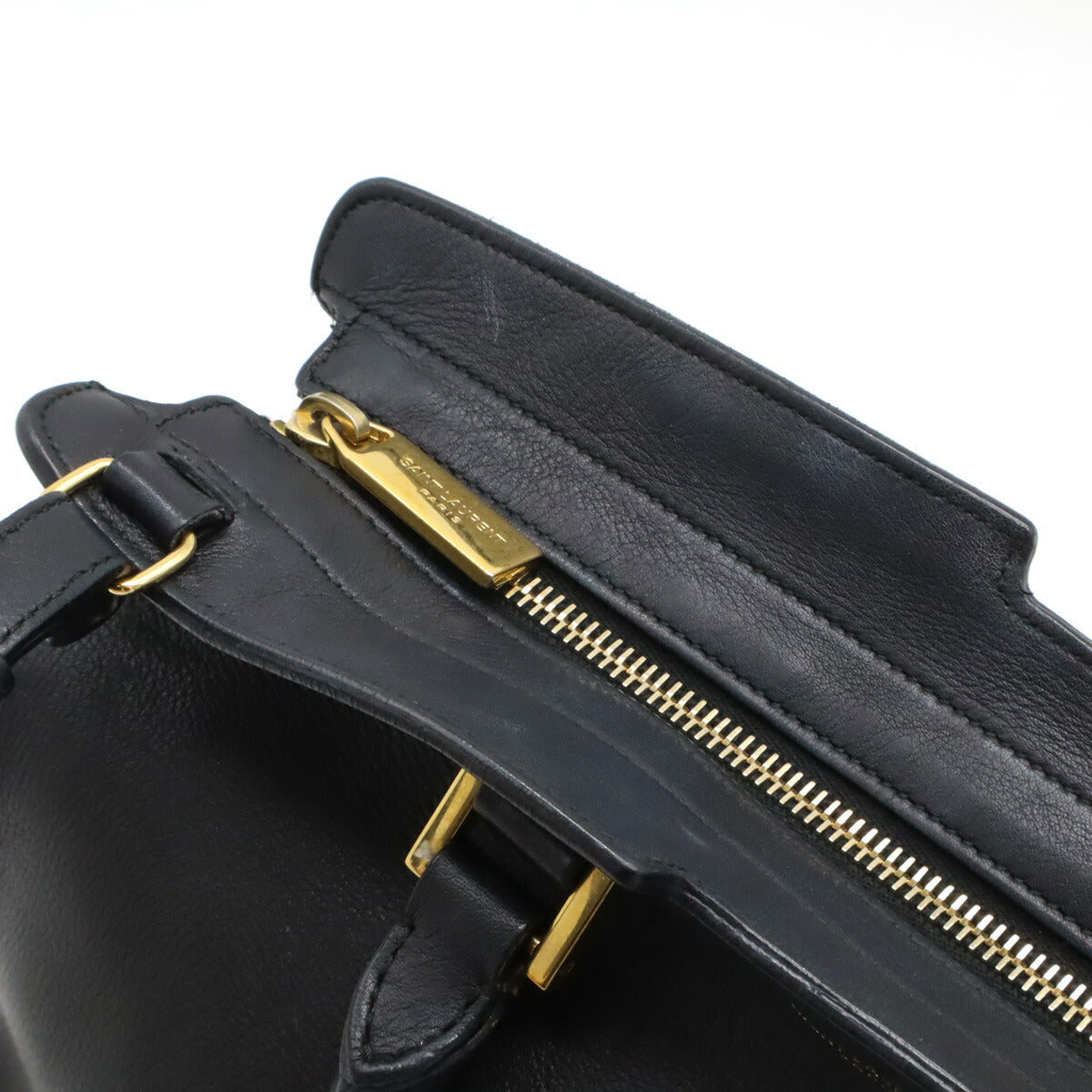 Yves Saint Laurent Leather Y Line Handbag