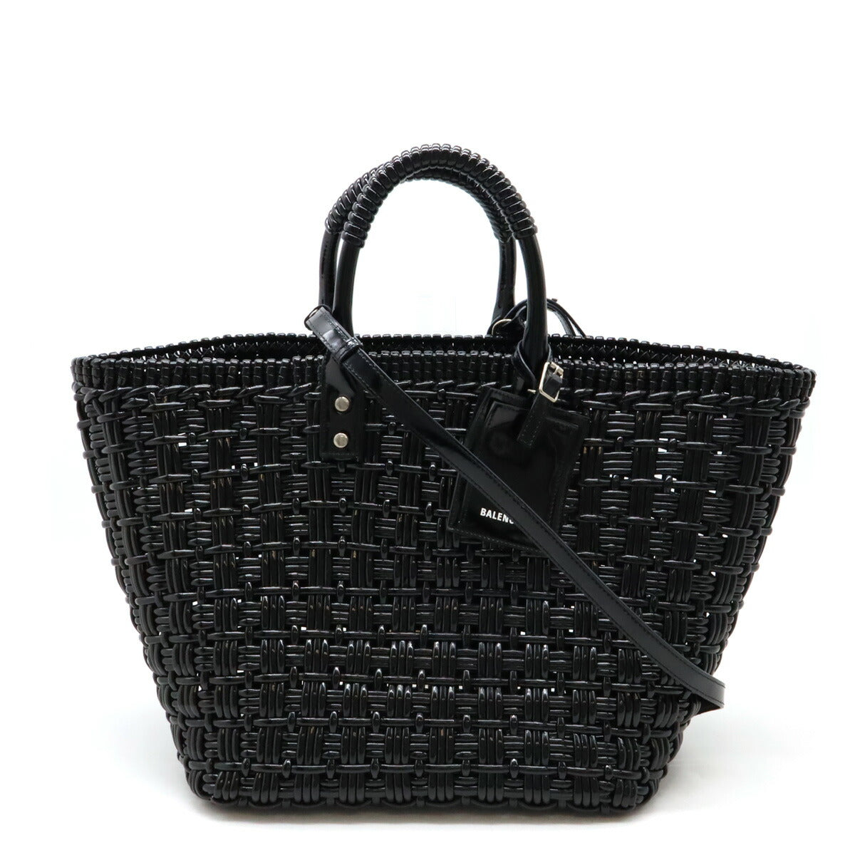 Balenciaga Bistro Basket Handbag Black