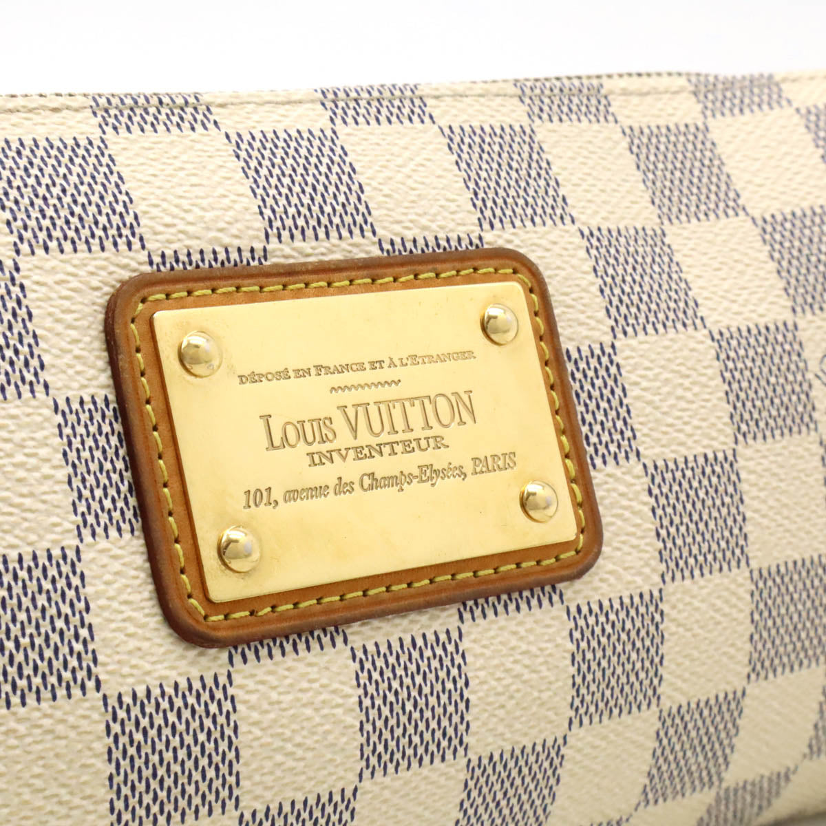 Louis Vuitton Damier Azur Eva Chain Bag N55214