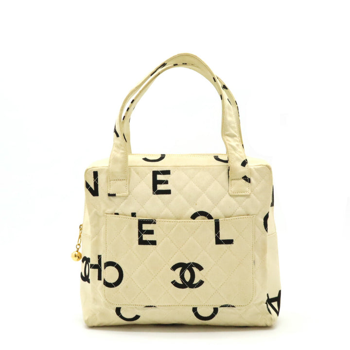 Chanel Canvas Logo Handbag