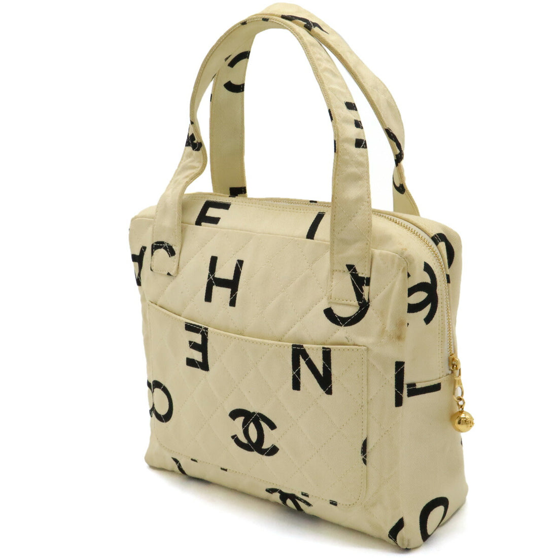 Chanel Canvas Logo Handbag