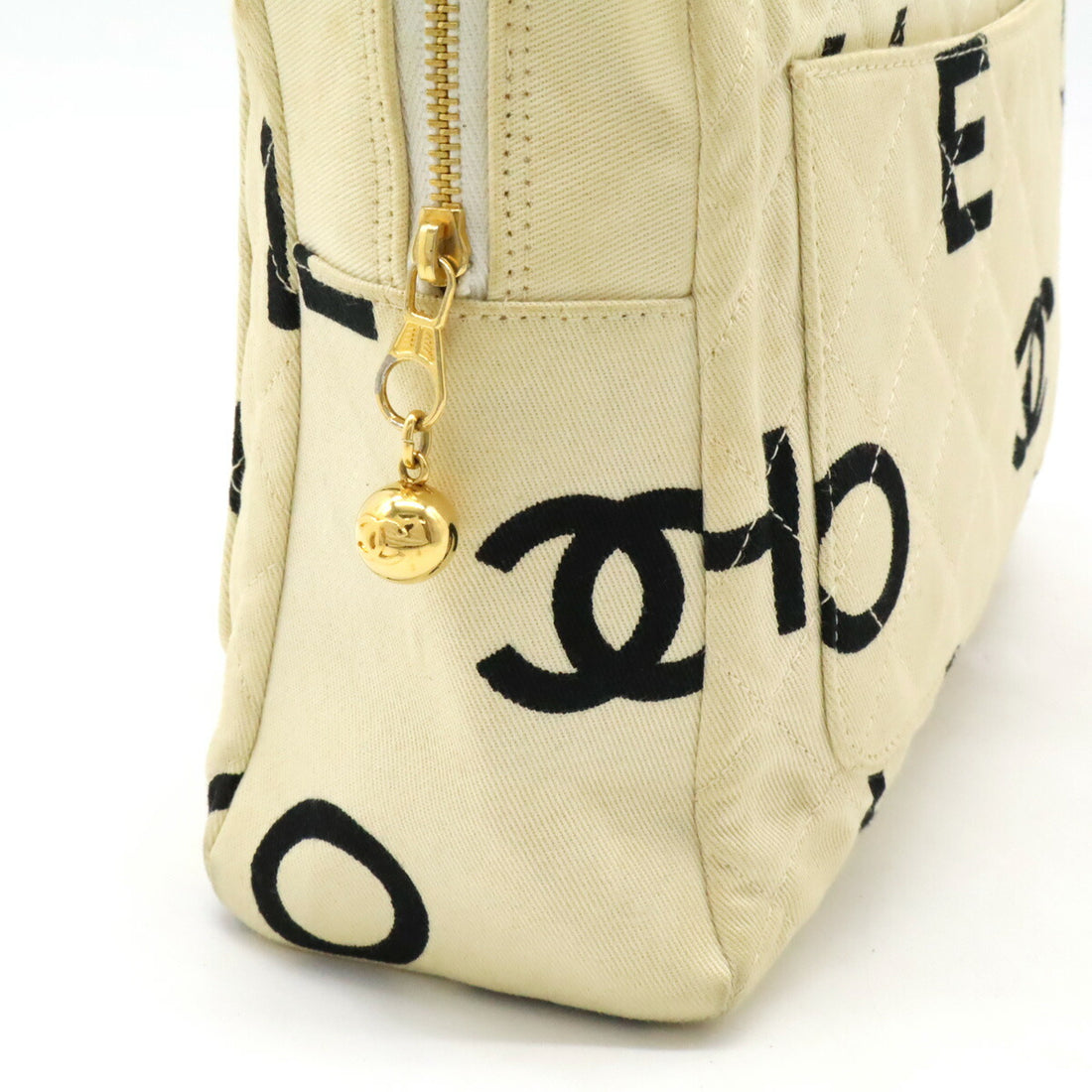 Chanel Canvas Logo Handbag