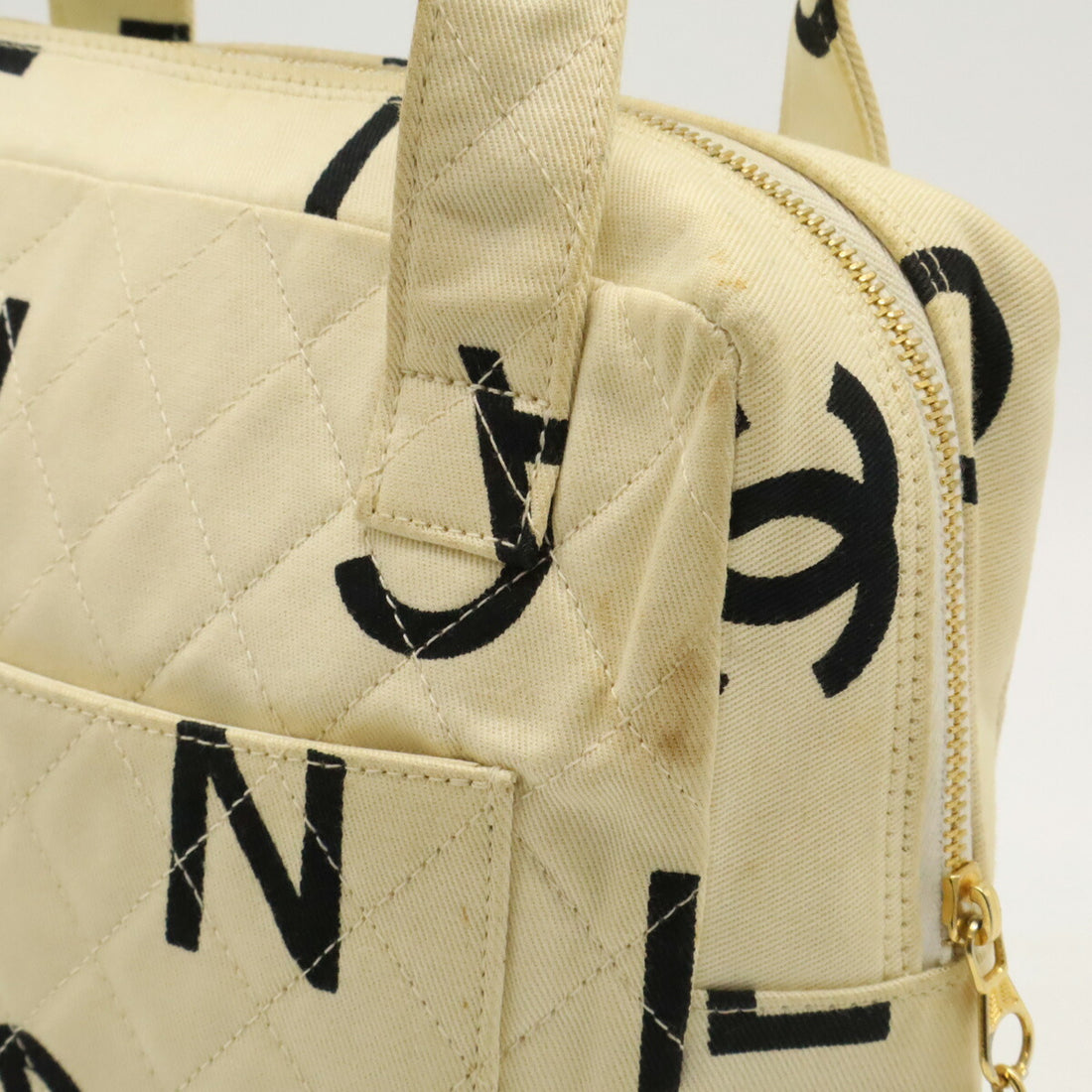 Chanel Canvas Logo Handbag