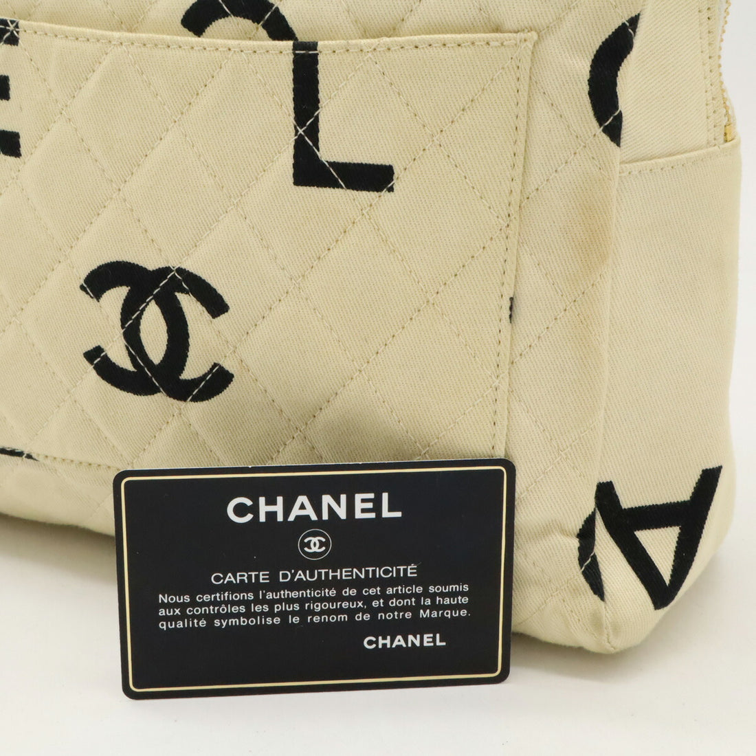 Chanel Canvas Logo Handbag