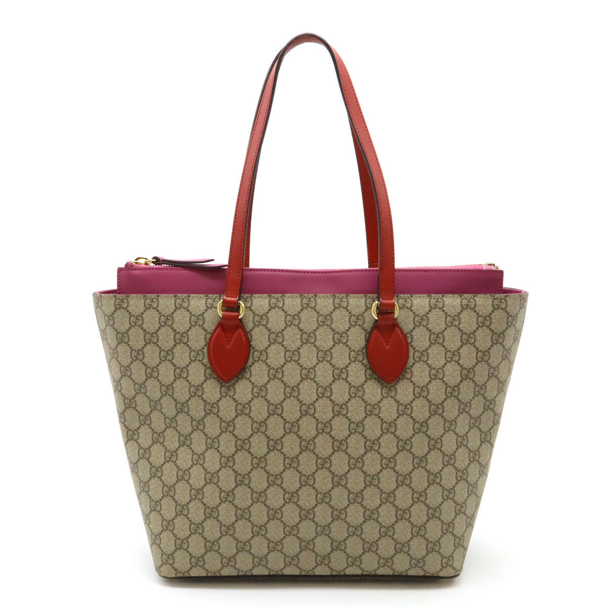 Gucci GG Supreme Tote Bag PVC Leather