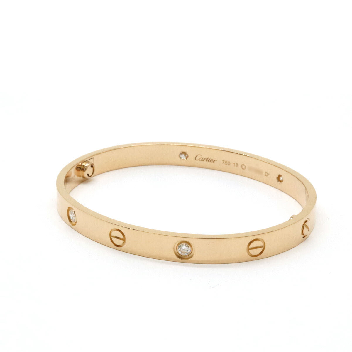 Cartier LOVE Bracelet K18PG Diamond 11ct