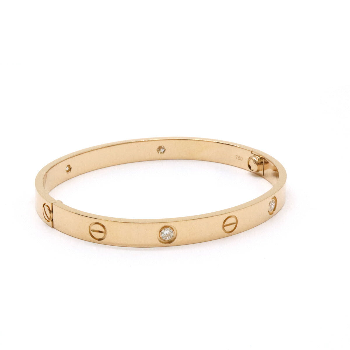 Cartier LOVE Bracelet K18PG Diamond 11ct