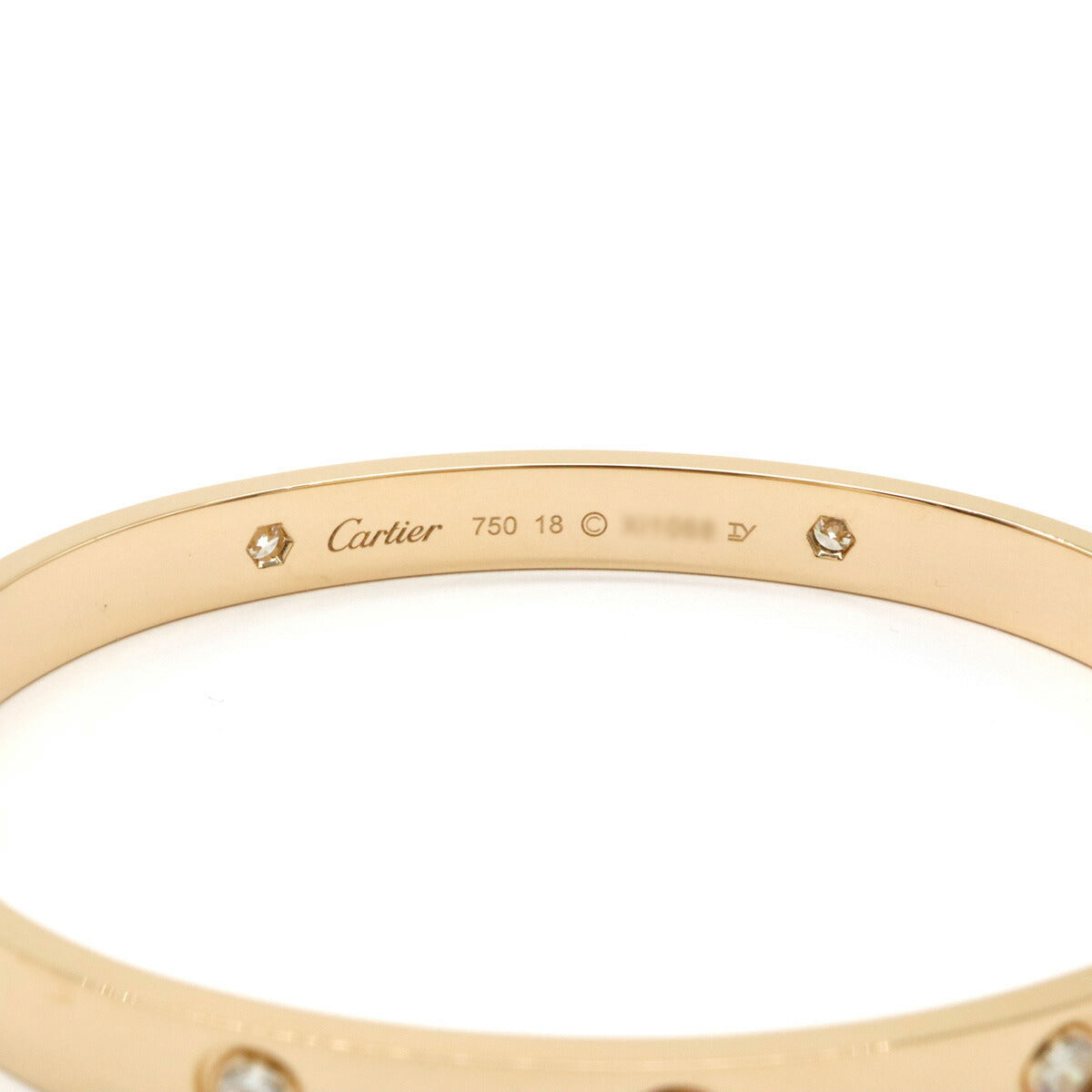 Cartier LOVE Bracelet K18PG Diamond 11ct