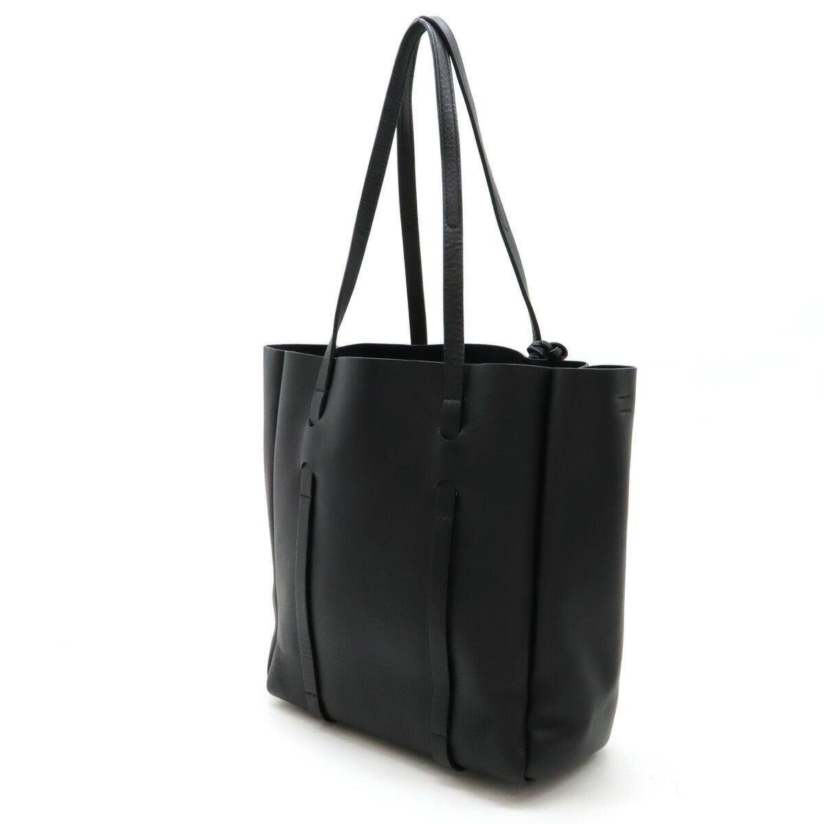 Balenciaga Everyday XS Logo Tote Bag Black Leather