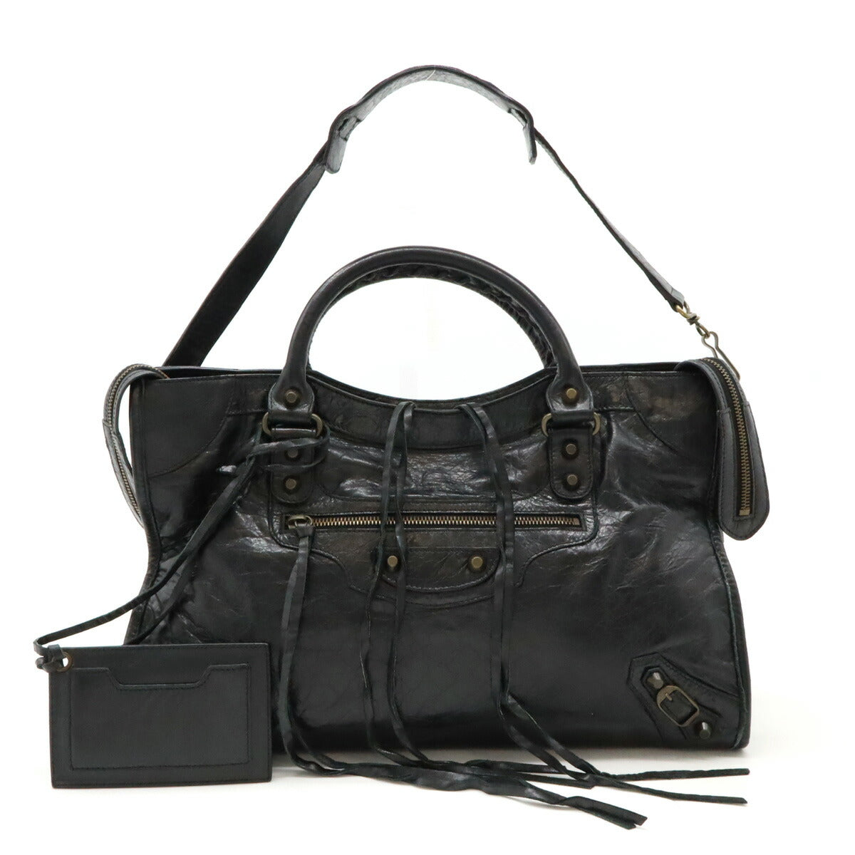 Balenciaga The City Leather Handbag 2WAY