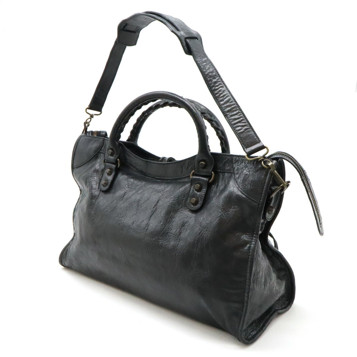 Balenciaga The City Leather Handbag 2WAY