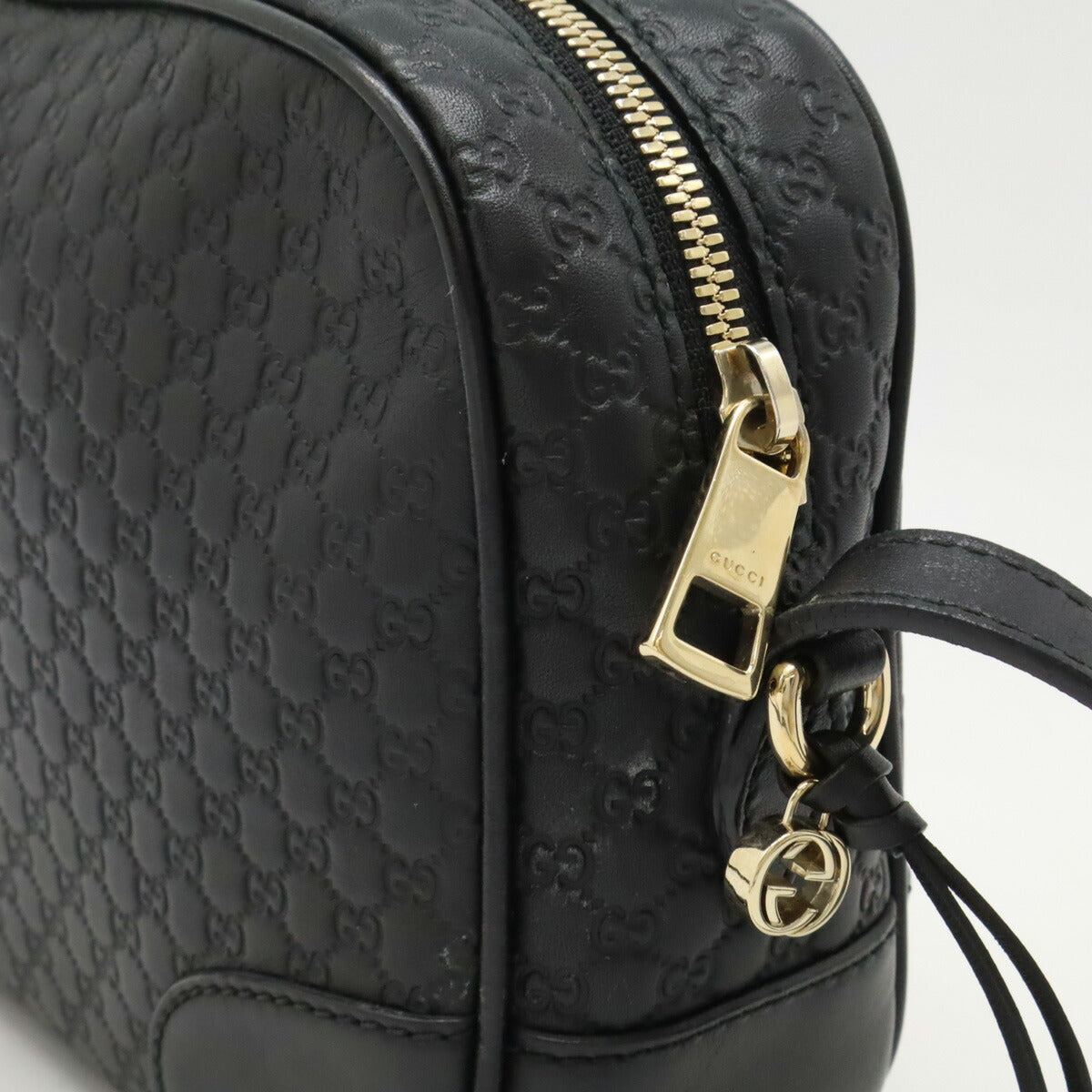 Gucci Leather Microguccissima Shoulder Bag