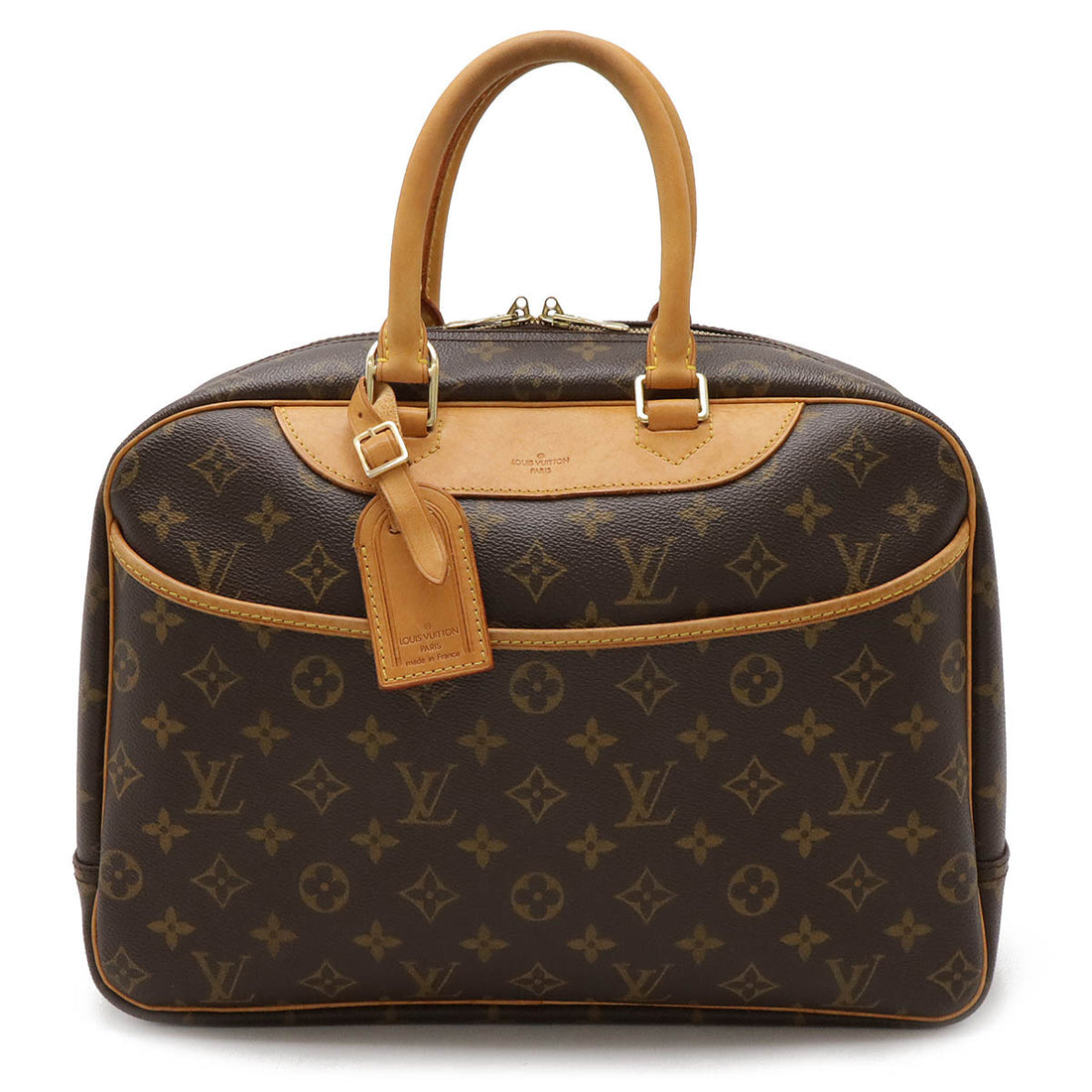 Louis Vuitton Monogram Bowling Vanity Handbag M47270