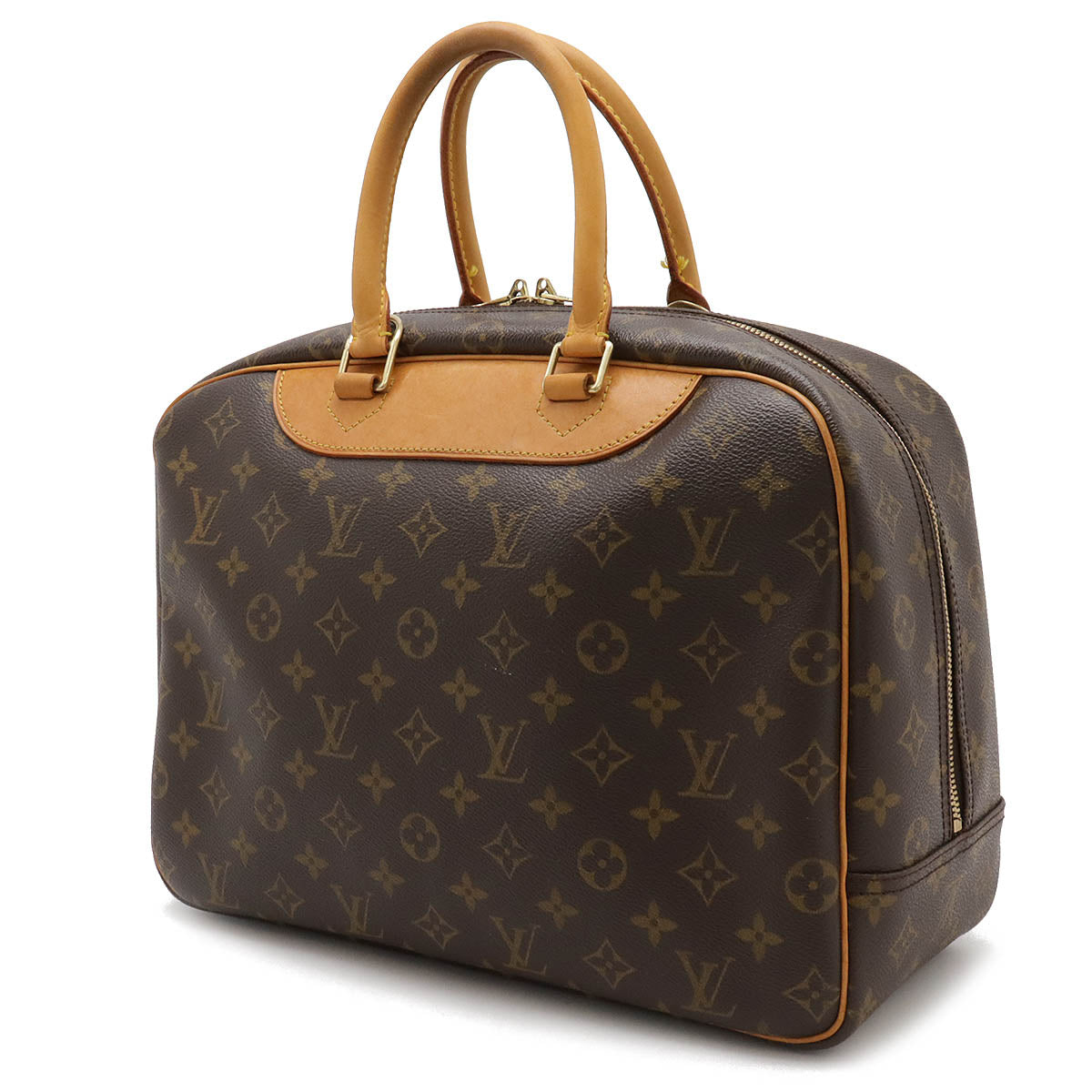 Louis Vuitton Monogram Bowling Vanity Handbag M47270