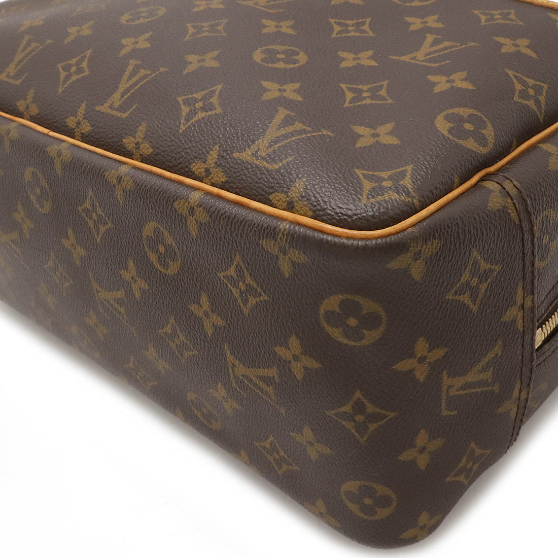 Louis Vuitton Monogram Bowling Vanity Handbag M47270