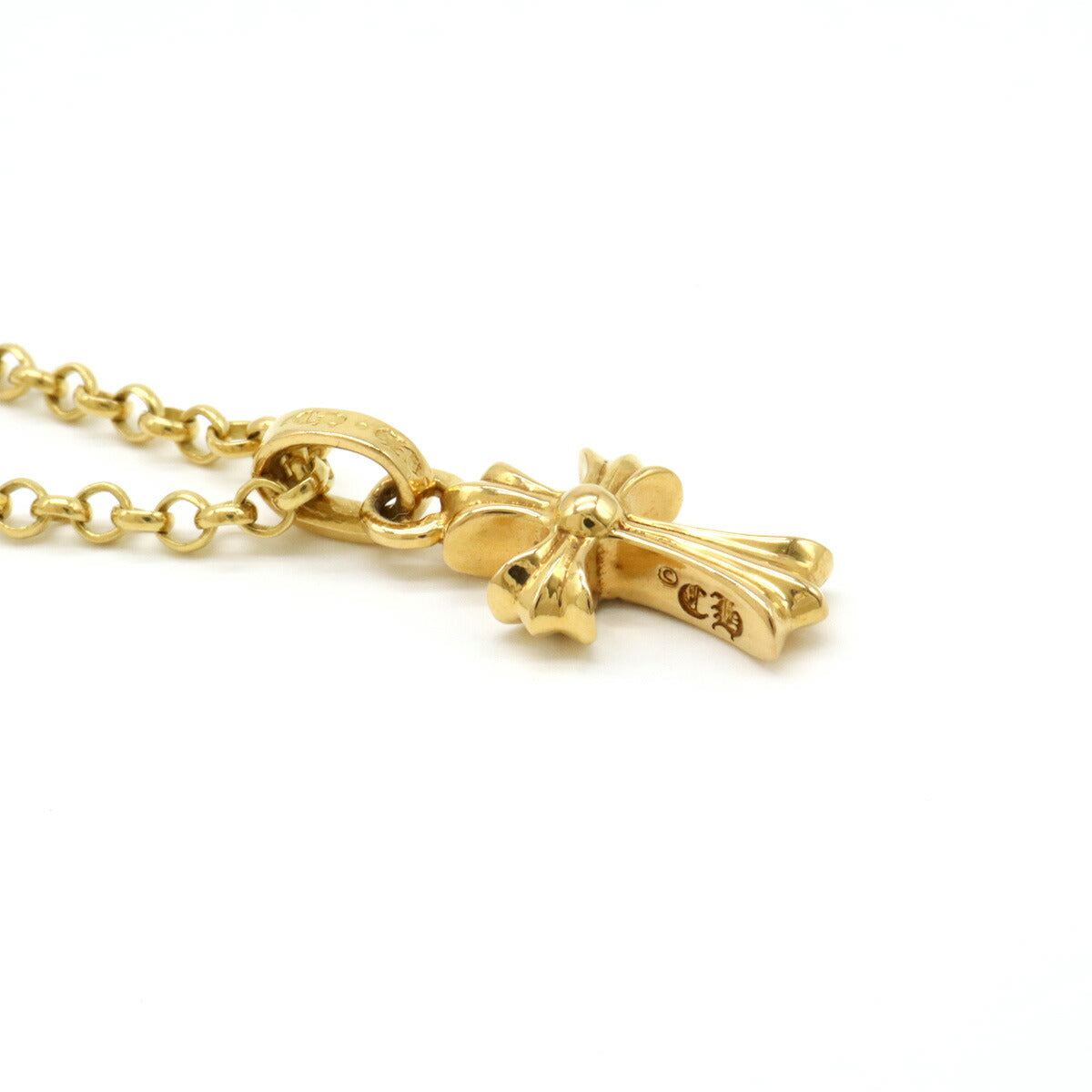 Chrome Hearts 22K Diamond Cross Necklace