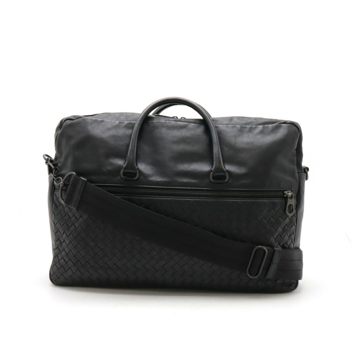 Bottega Veneta Leather Intrecciato Briefcase