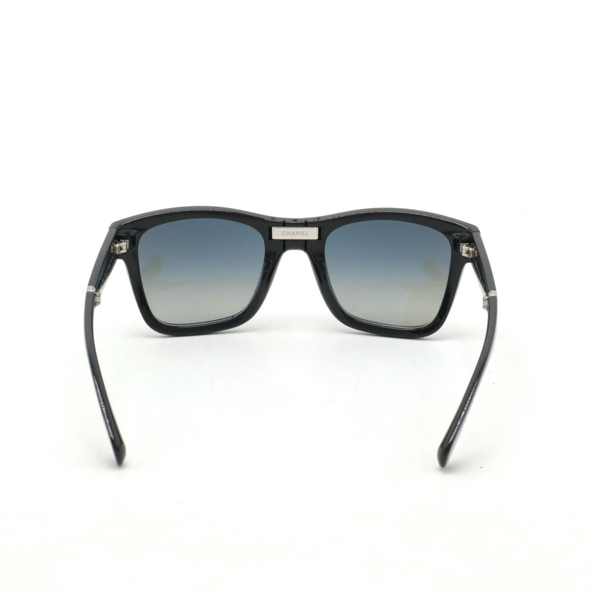 Chanel Coco Mark Folding Sunglasses Black