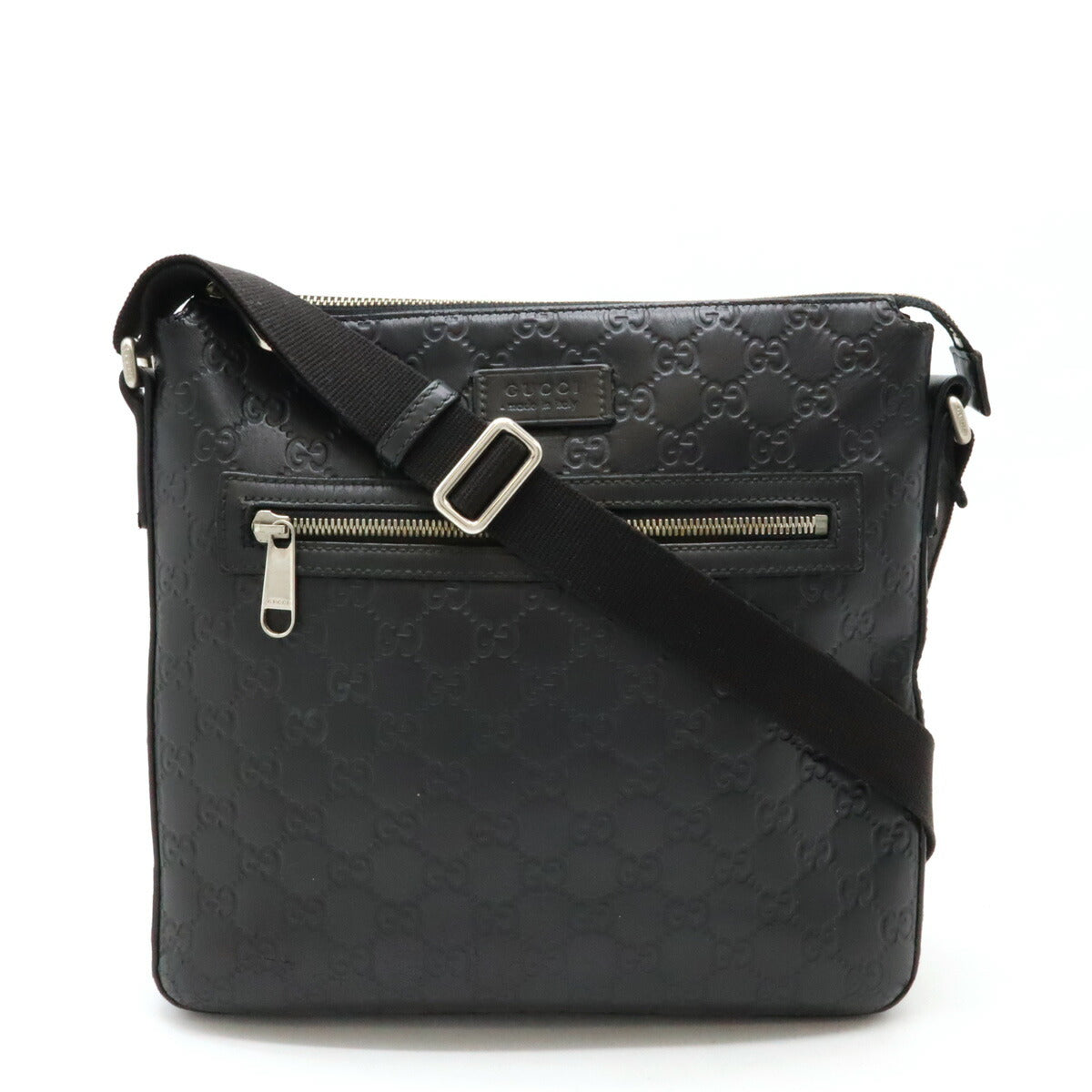 Gucci Leather Shoulder Bag Black