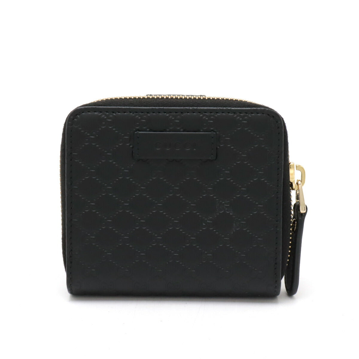 Gucci Leather Microguccissima Compact Wallet Black