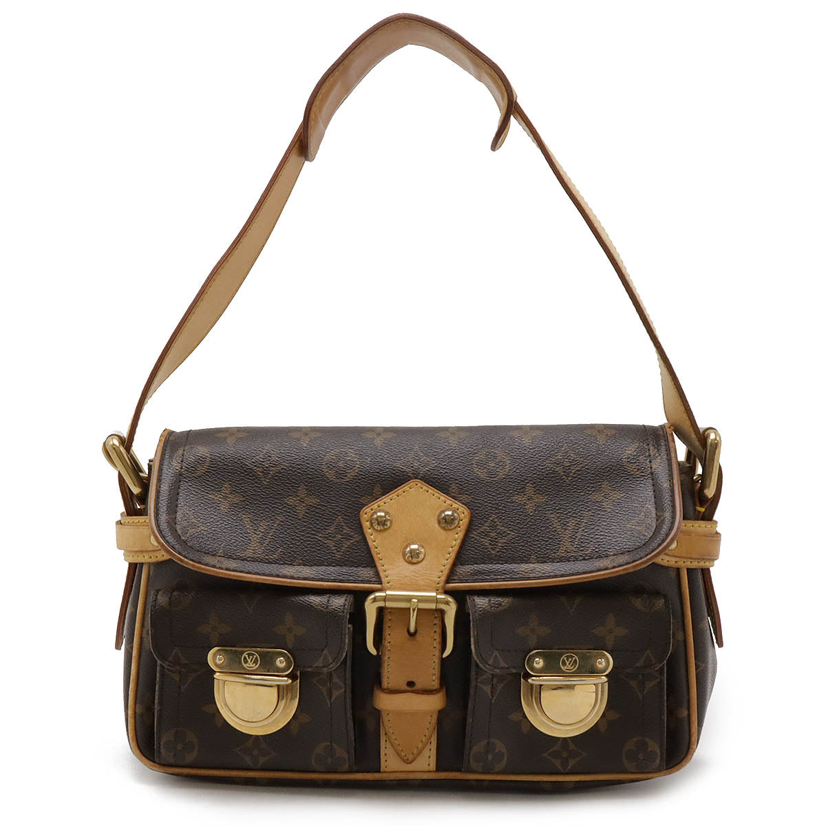 Louis Vuitton Monogram Hudson PM Shoulder Bag M40027