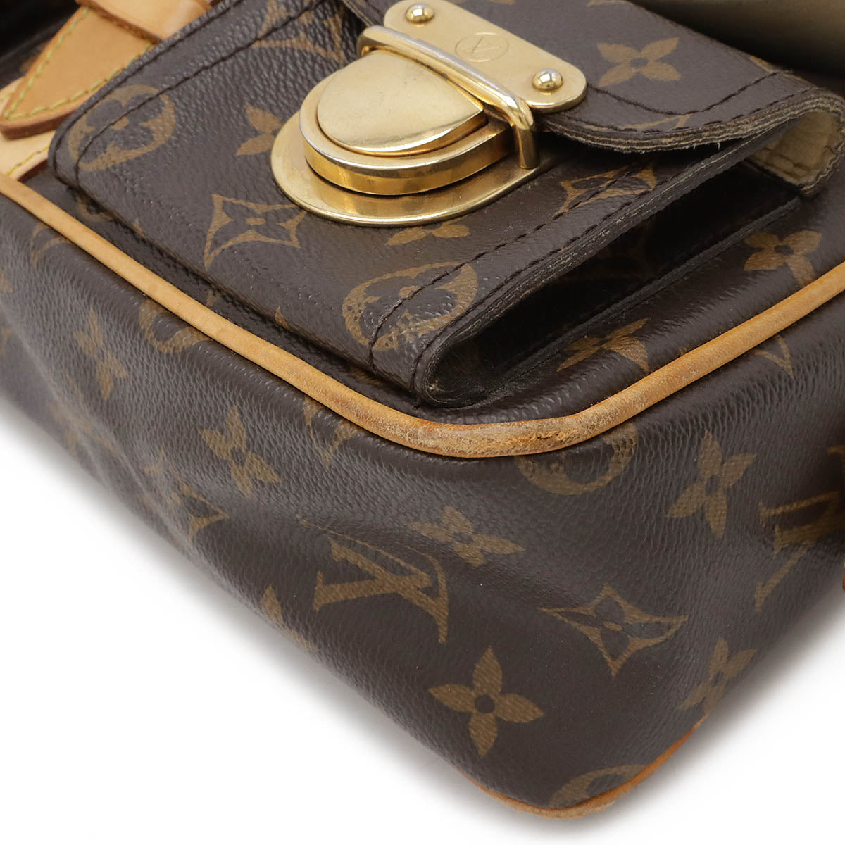 Louis Vuitton Monogram Hudson PM Shoulder Bag M40027