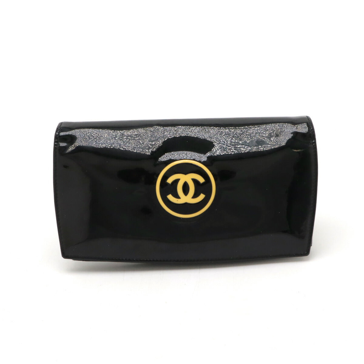 Chanel Patent Leather Long Wallet A47711