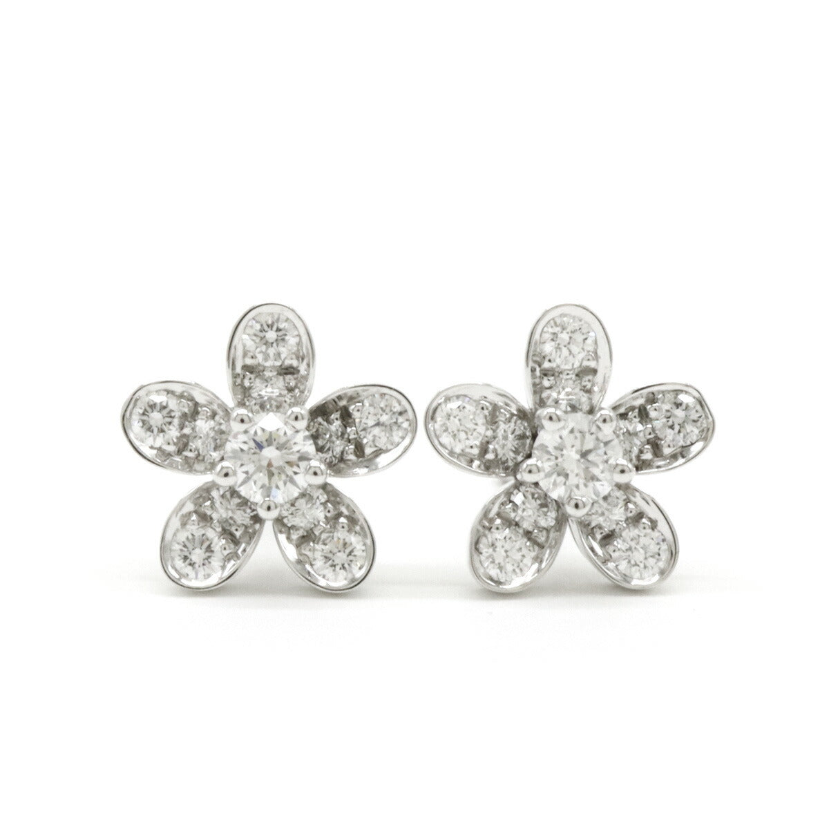 Van Cleef & Arpels Socrates Earrings K18WG Diamond