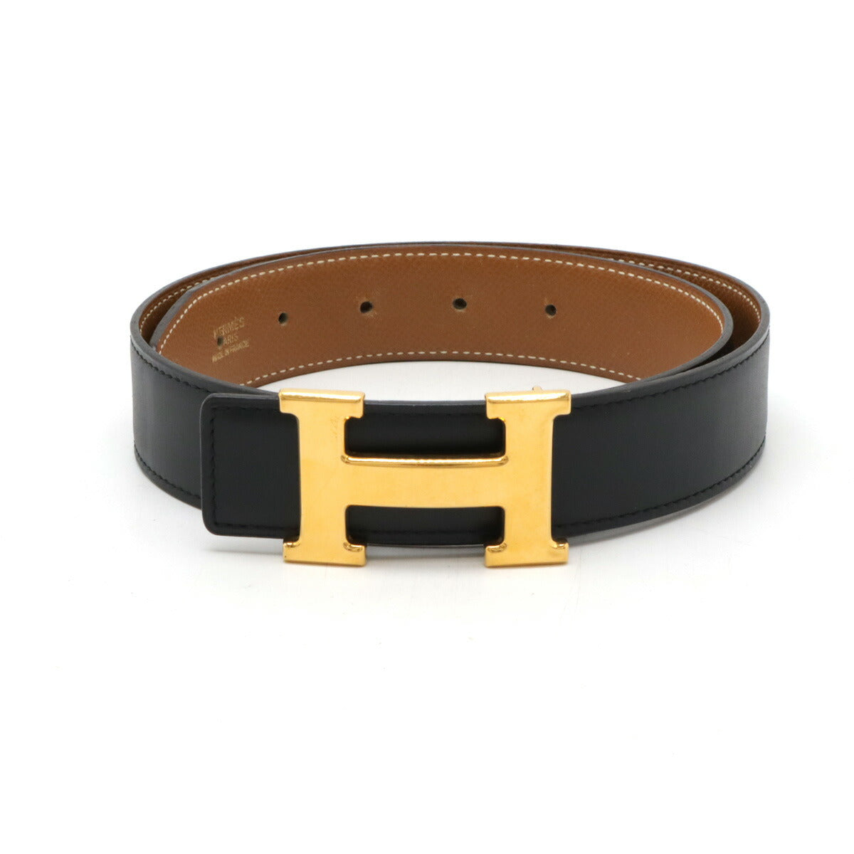 Hermes Constance H Belt Reversible Leather