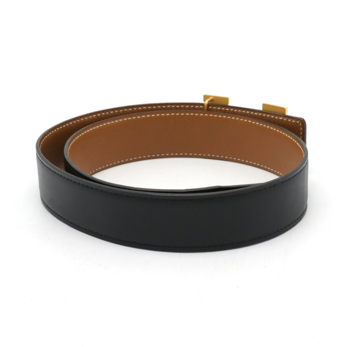 Hermes Constance H Belt Reversible Leather