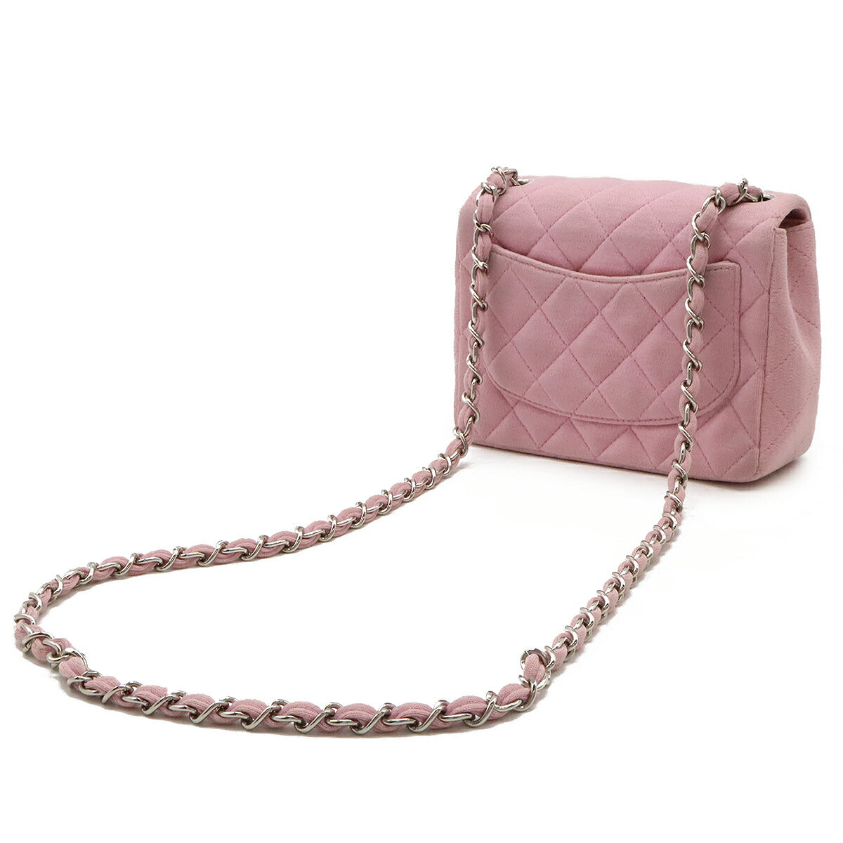 Chanel Mini Matelasse Cotton Jersey Shoulder Bag