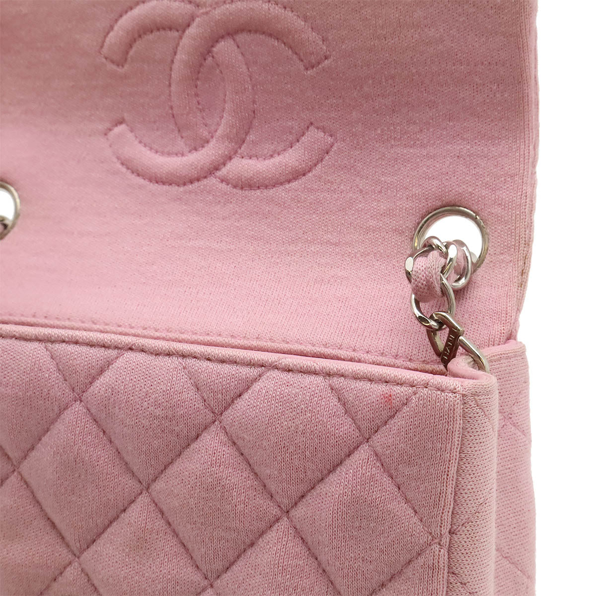 Chanel Mini Matelasse Cotton Jersey Shoulder Bag