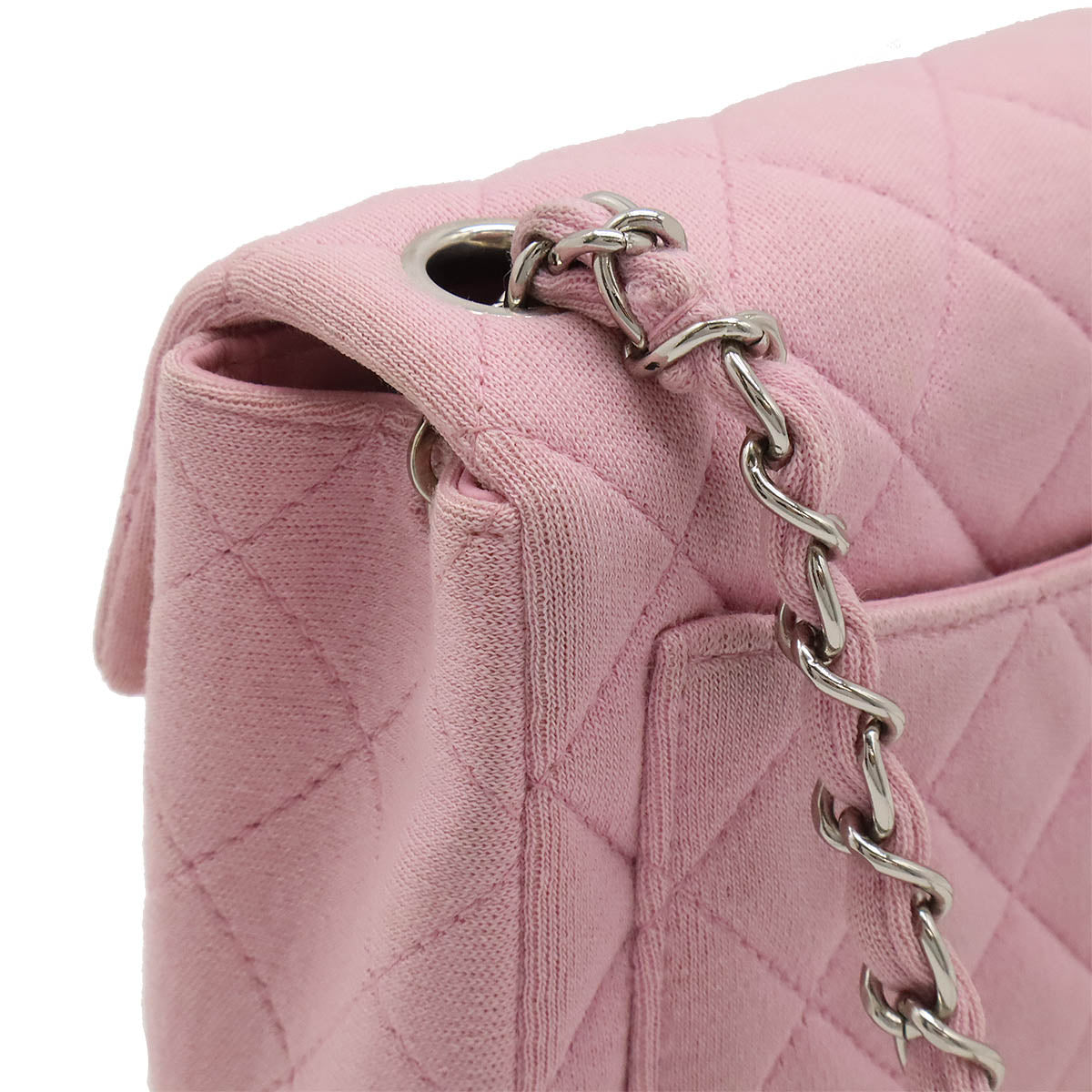 Chanel Mini Matelasse Cotton Jersey Shoulder Bag