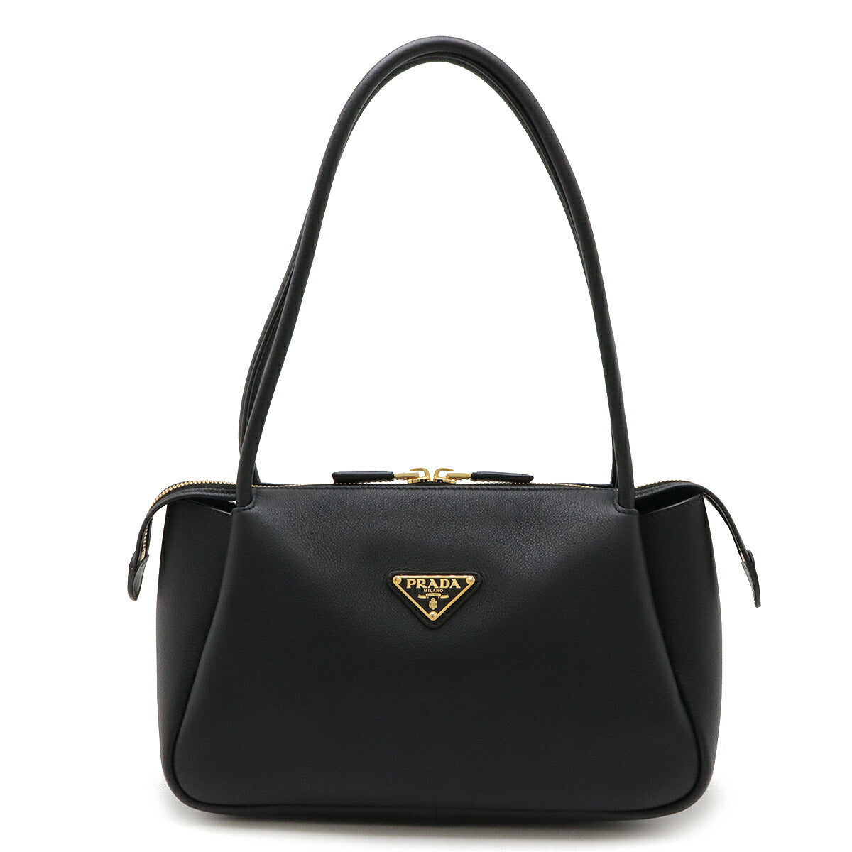 Prada Medium Soft Grain Leather Handbag 1BA444