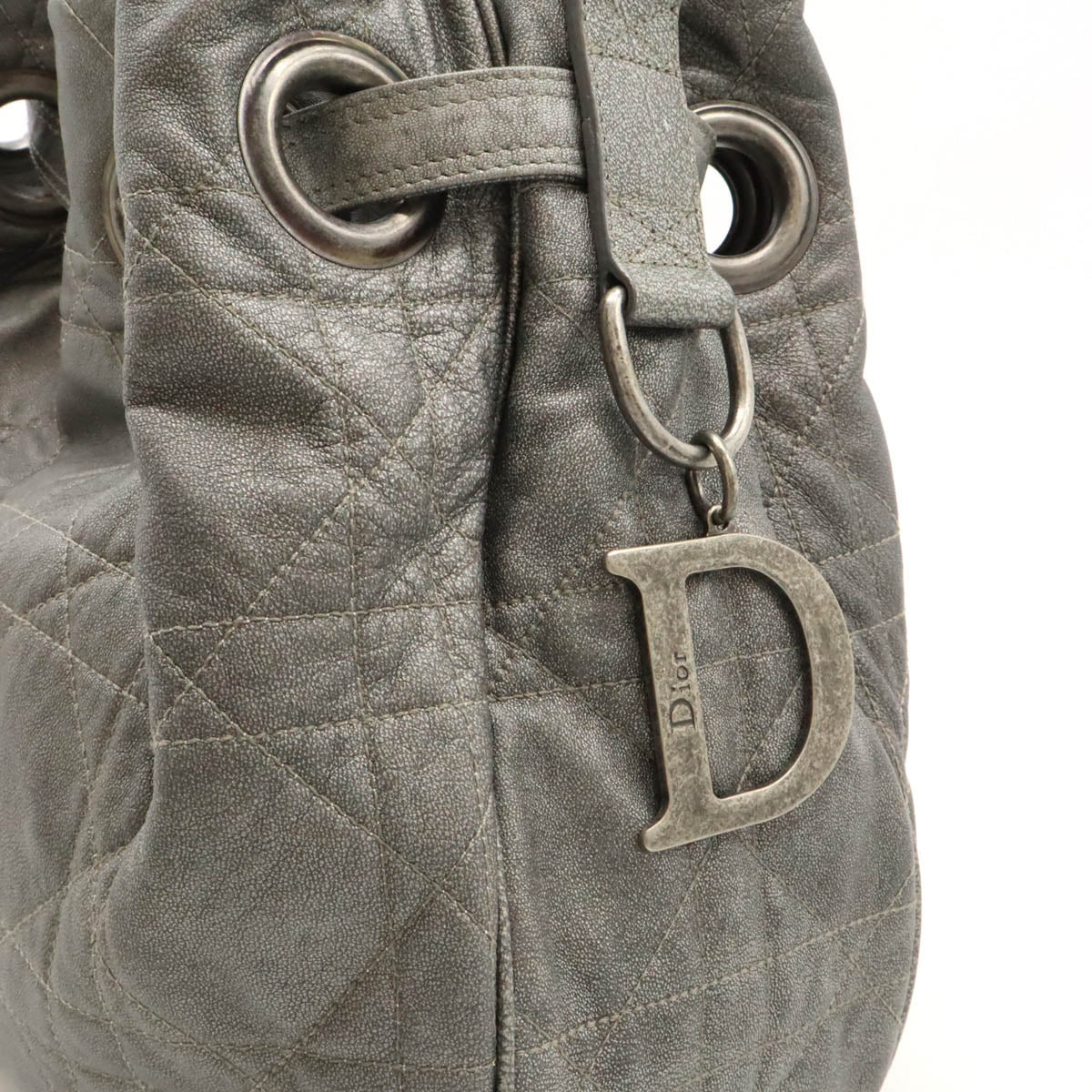 Dior Leather Cannage Tote Bag