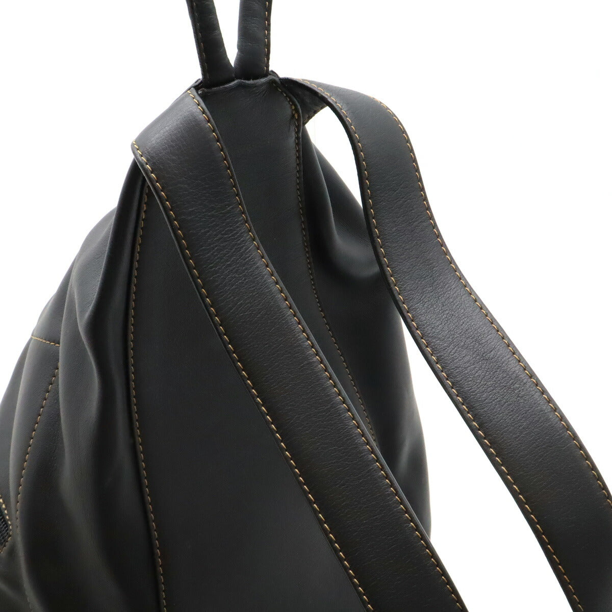 Loewe Anton Leather Backpack Navy