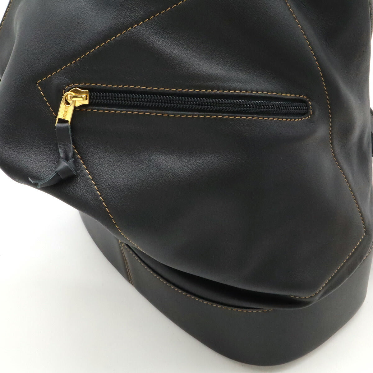 Loewe Anton Leather Backpack Navy