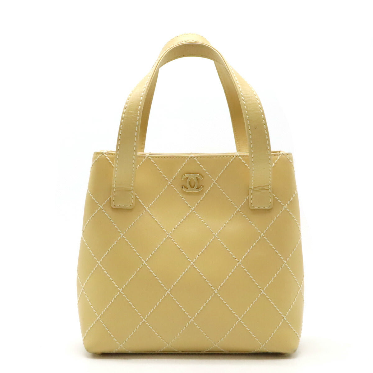 Chanel Wild Stitch Leather Tote Bag A18126