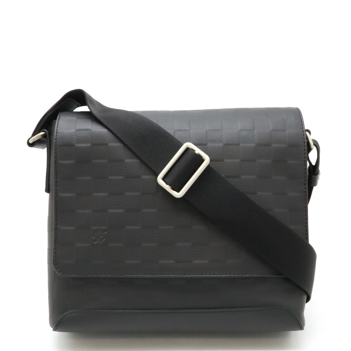 Louis Vuitton Damier District PM Shoulder Bag Black