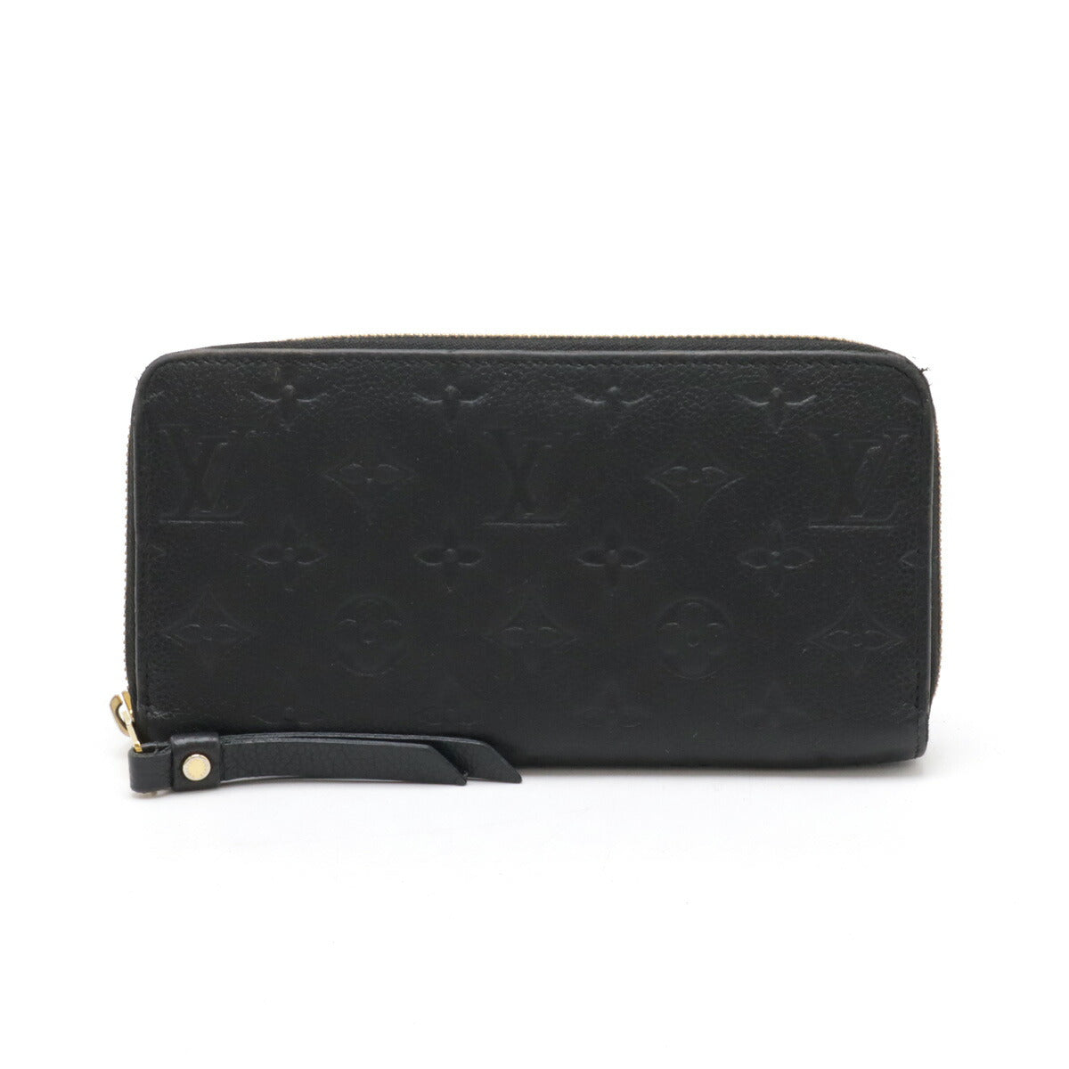 Louis Vuitton Monogram Empreinte Zippy Wallet Black