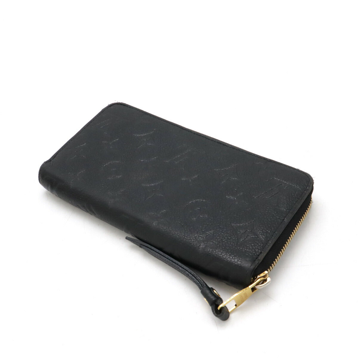 Louis Vuitton Monogram Empreinte Zippy Wallet Black