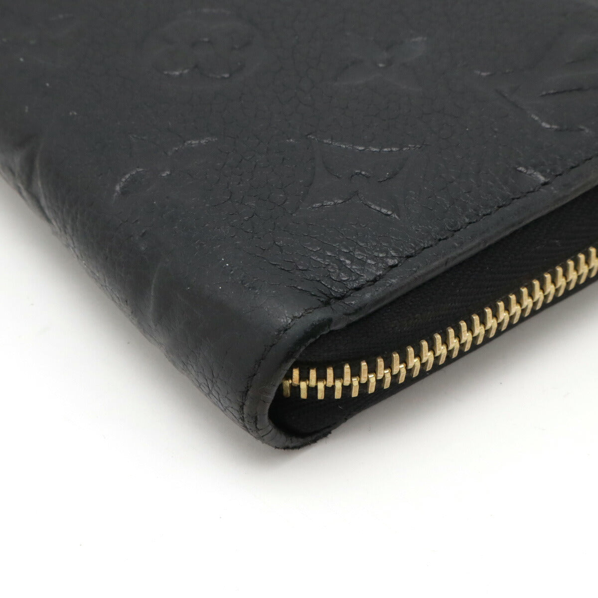 Louis Vuitton Monogram Empreinte Zippy Wallet Black