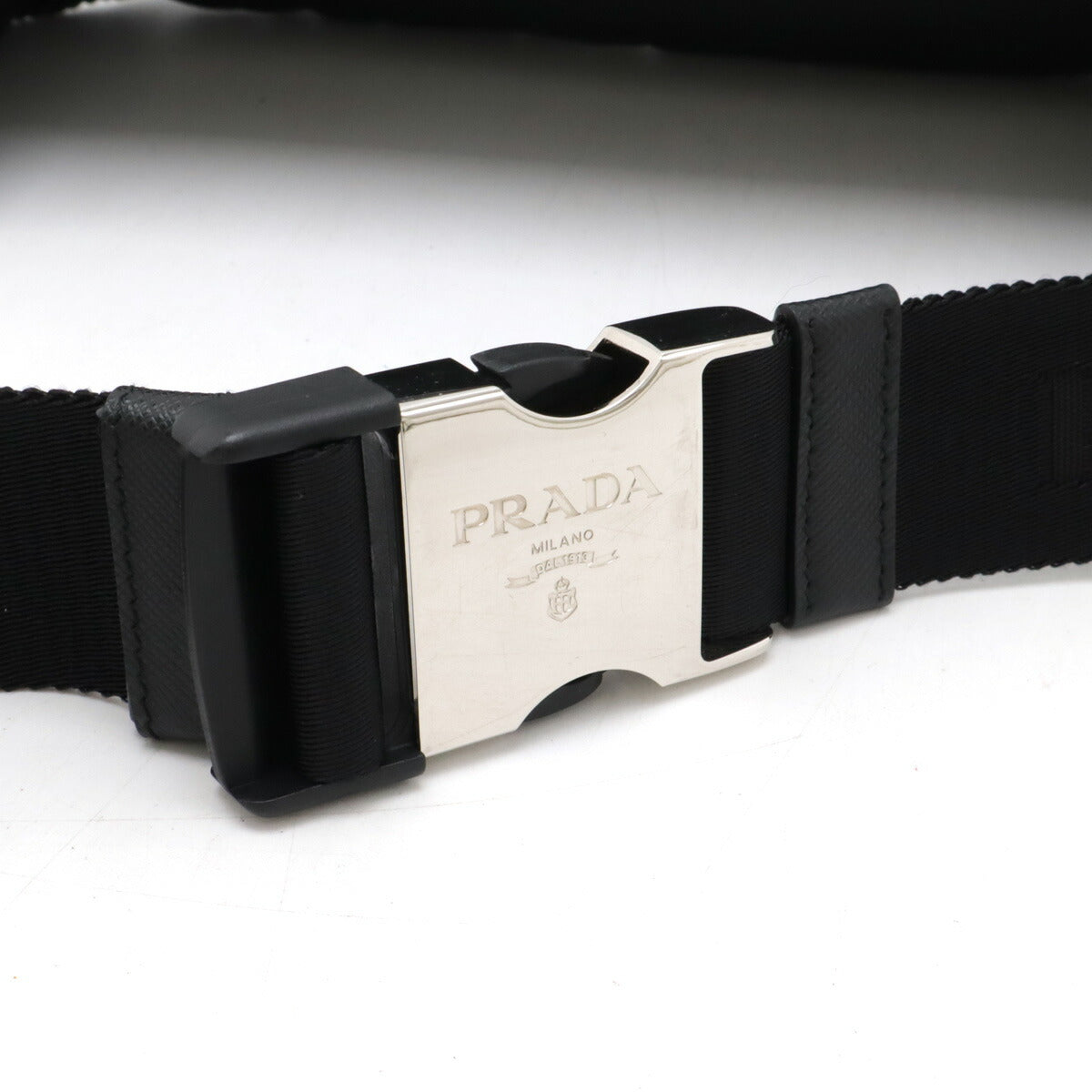 Prada Nylon Waist Bag Black 1BL011