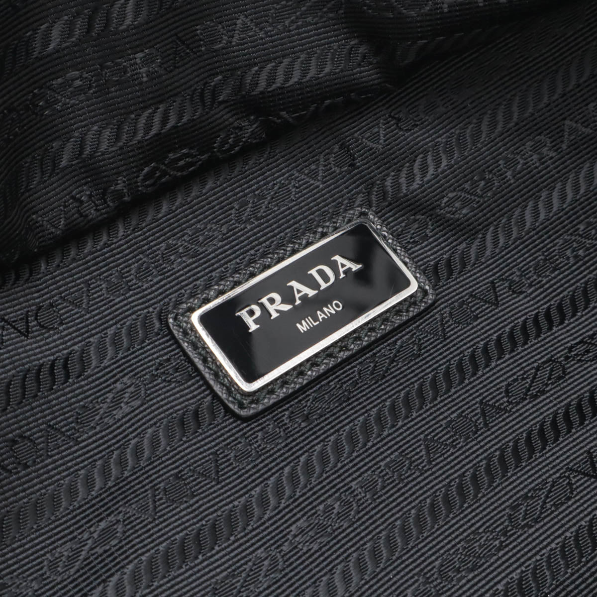 Prada Nylon Waist Bag Black 1BL011