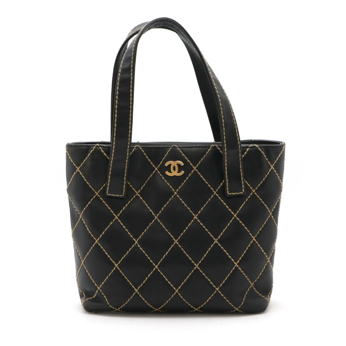 Chanel Wild Stitch Leather Tote Bag A18126