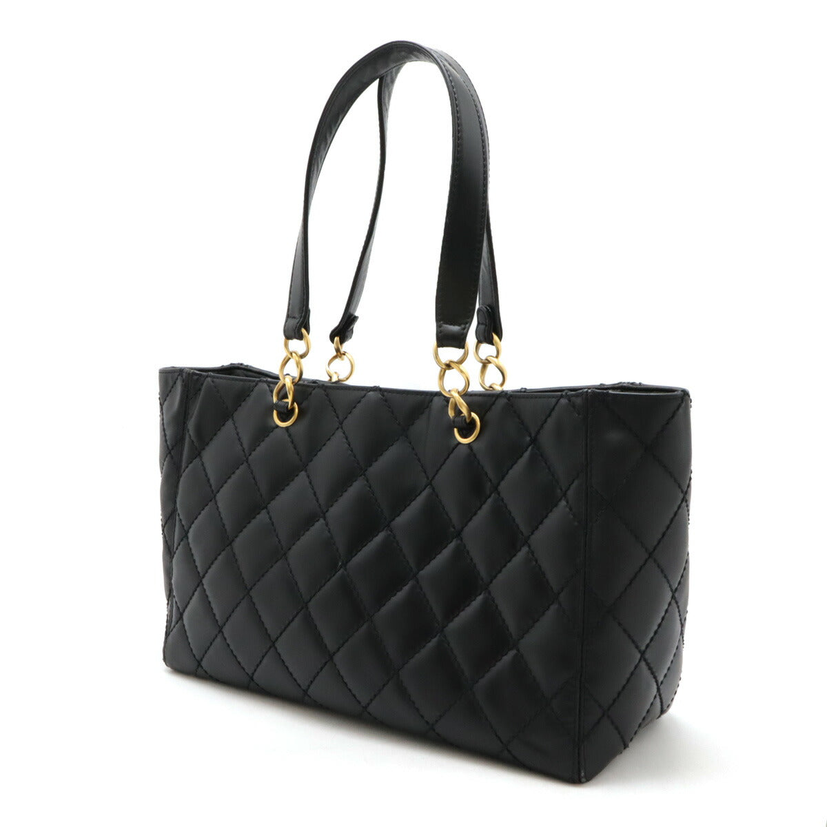 Chanel Leather Wild Stitch Tote Bag