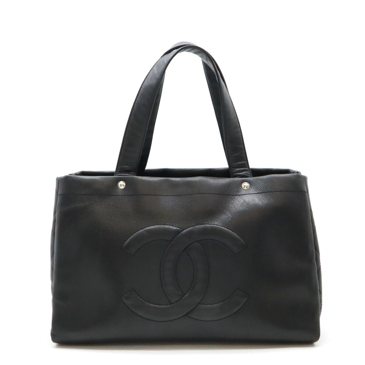 Chanel Caviar Skin Coco Mark Tote Bag