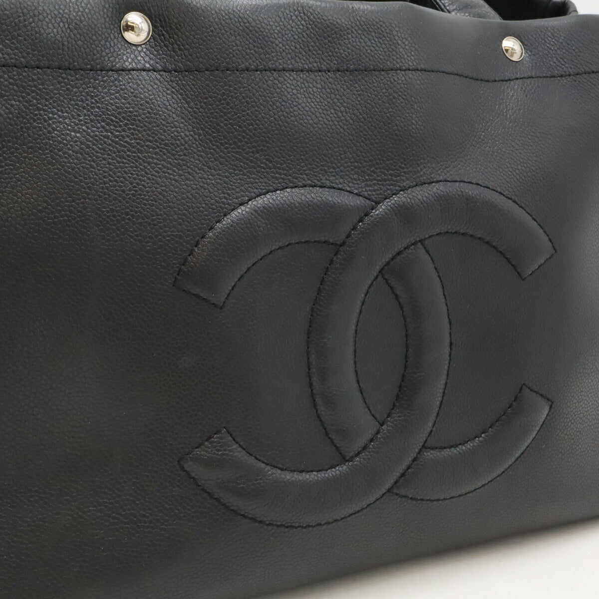 Chanel Caviar Skin Coco Mark Tote Bag