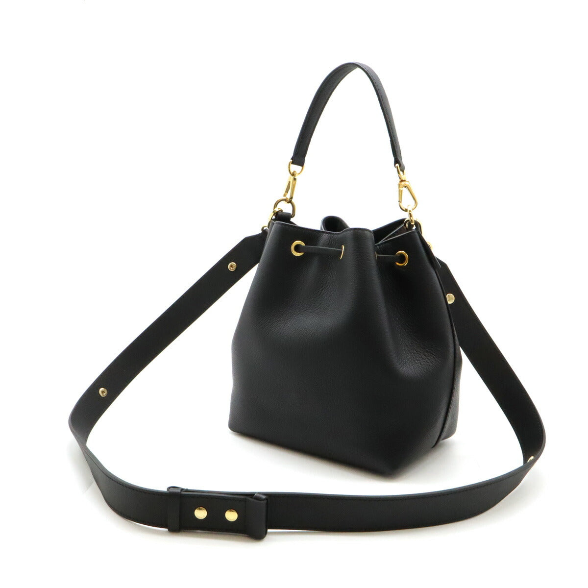 Louis Vuitton Lockme Bucket Leather Shoulder Bag